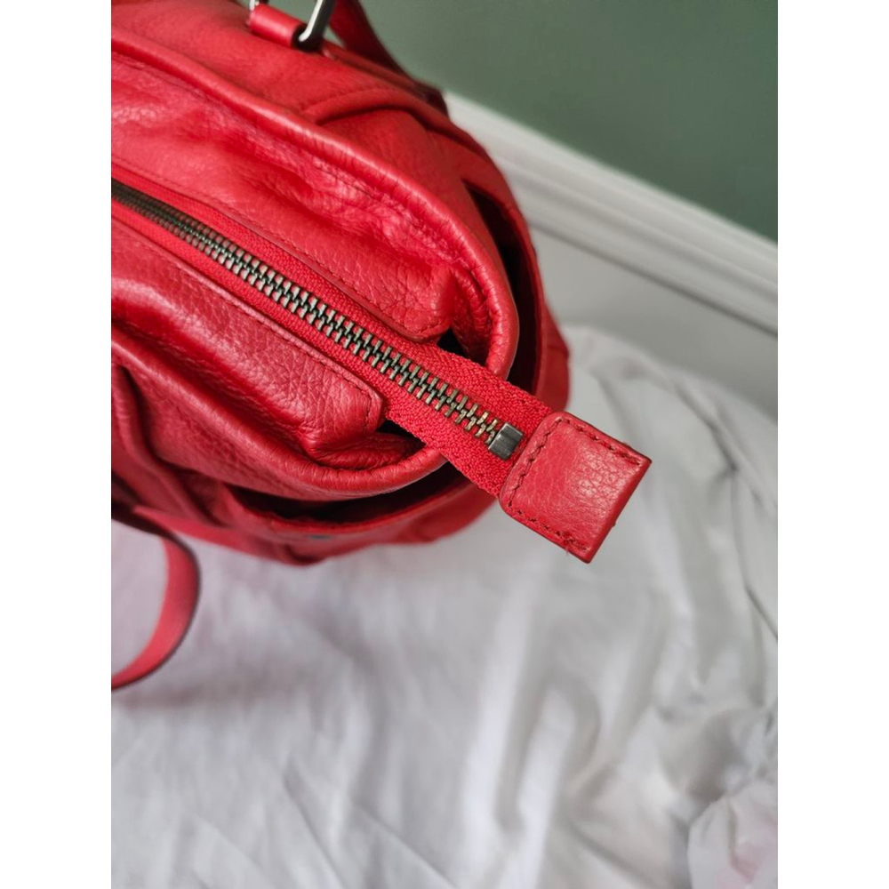 Coach Red Leather Tote Bag - Picture 6 of 12